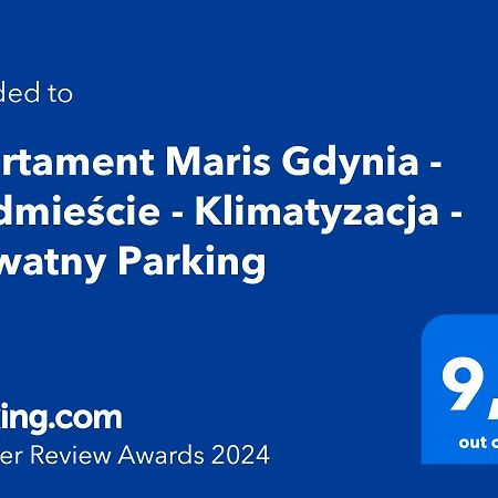Apartament Maris Gdynia - Srodmiescie - Klimatyzacja - Prywatny Parking Екстер'єр фото