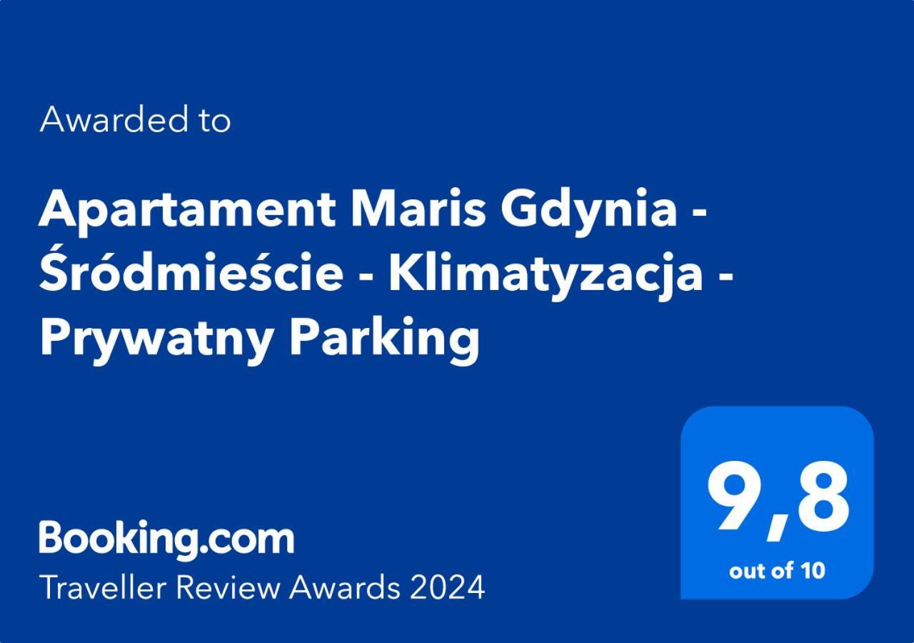 Apartament Maris Gdynia - Srodmiescie - Klimatyzacja - Prywatny Parking Екстер'єр фото